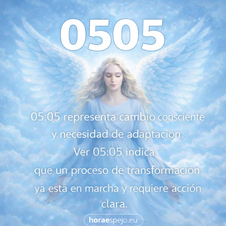 0505 hora espejo