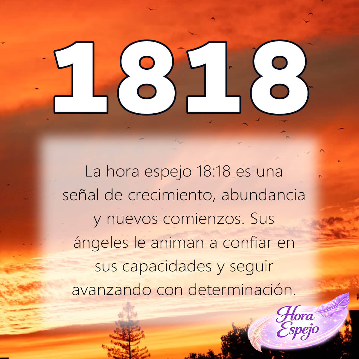 1818 hora espejo