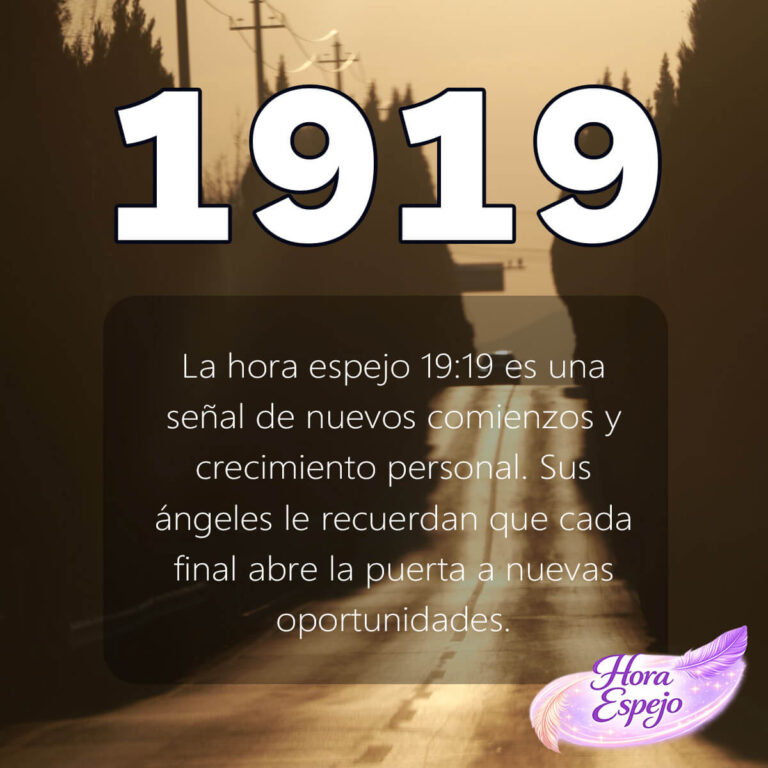 1919 hora espejo