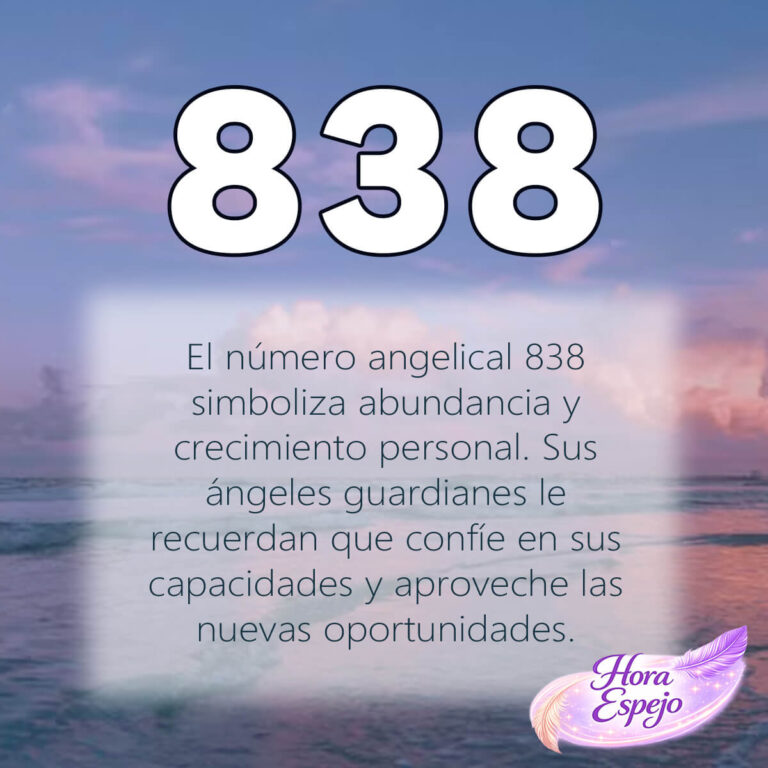838 significado espiritual