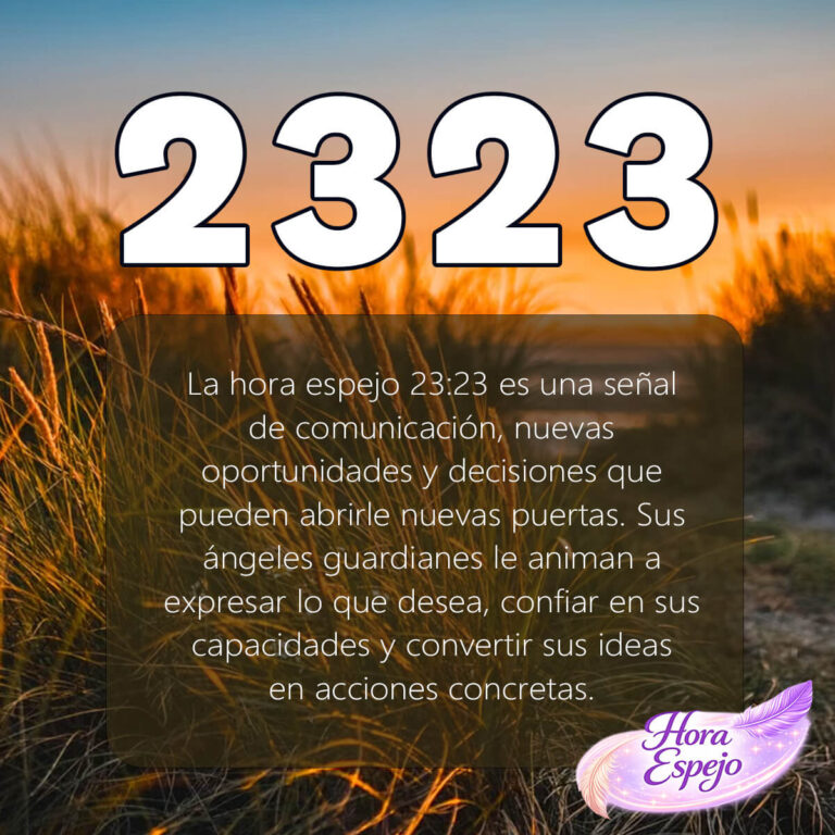 2323 hora espejo